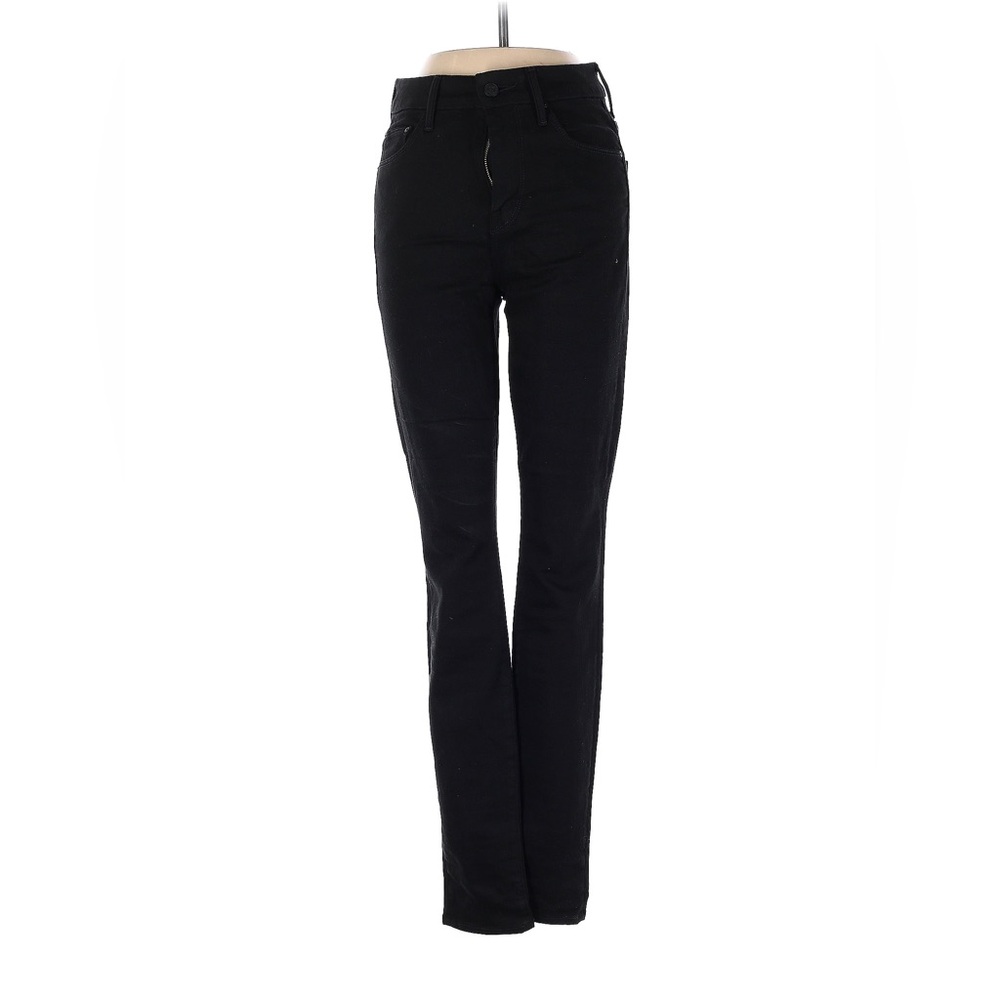Mother Black Skinny Jeans 25